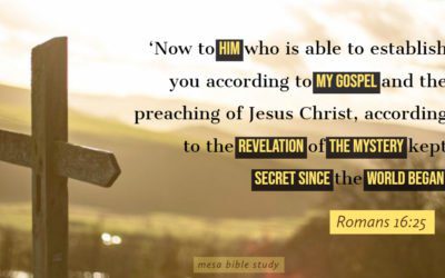 The Gospel of Grace was a Mystery “Secret” Hidden in God Since before the World Began