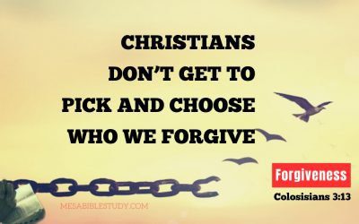 Christians’ Don’t Get to Pick and Choose Who We Forgive