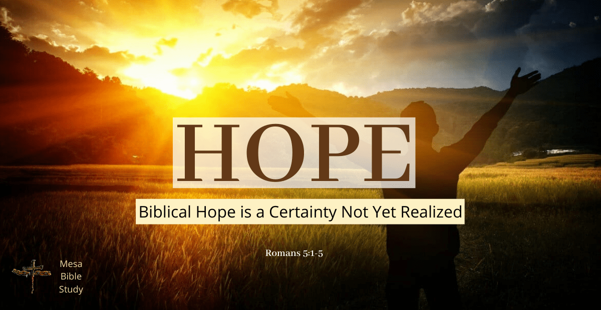 God Is The Source Of Our Hope 1 