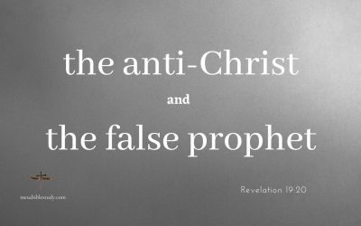 The Anti-Christ and False Prophet will be the First tossed into the Lake of Fire