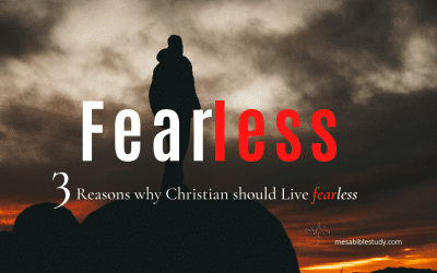3 Reasons Why Christians Should Live Fearless