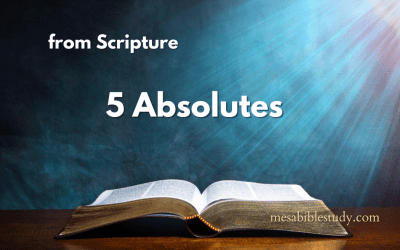 Five Absolute Truths from Scripture