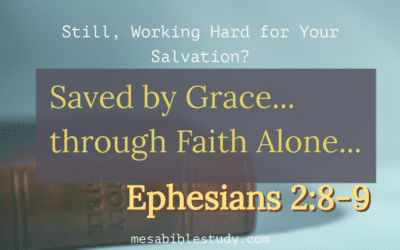 Why Should God Let You Into His Heaven? ‘Faith Alone’ Ephesians 2:8-9