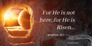 Again, "Resurrection" is the culmination of God's plan of salvation. Matthew chapter 28 gives the record of Resurrection Day!