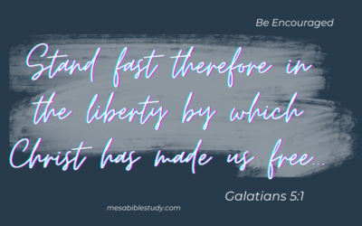 Stand Fast in the Gospel of Grace – Christ Has Set You Free from the Law