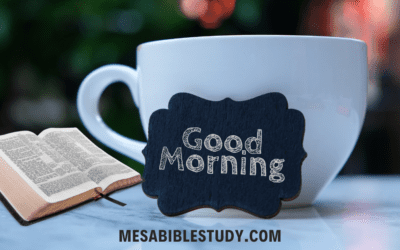 Starting the Day with Praise: The Encouragement of Psalm 5:3