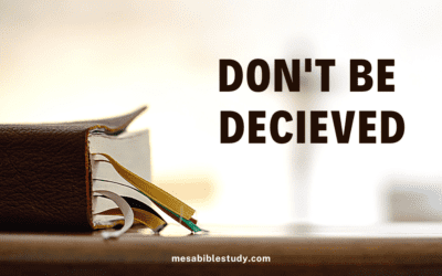 Don’t Be Deceived: Unprecedented Deception in the Church