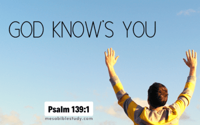God Knows You – “O Lord, thou hast searched me, and  known me” Psalm 139:1