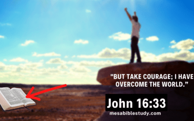 We can overcome the world and all its “difficulties” because Christ already did