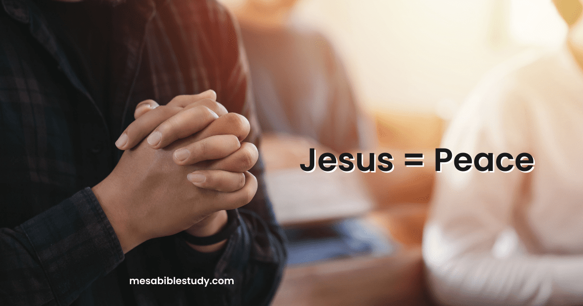 Our Peace is in Jesus Not the World – Jesus is the Prince of Peace