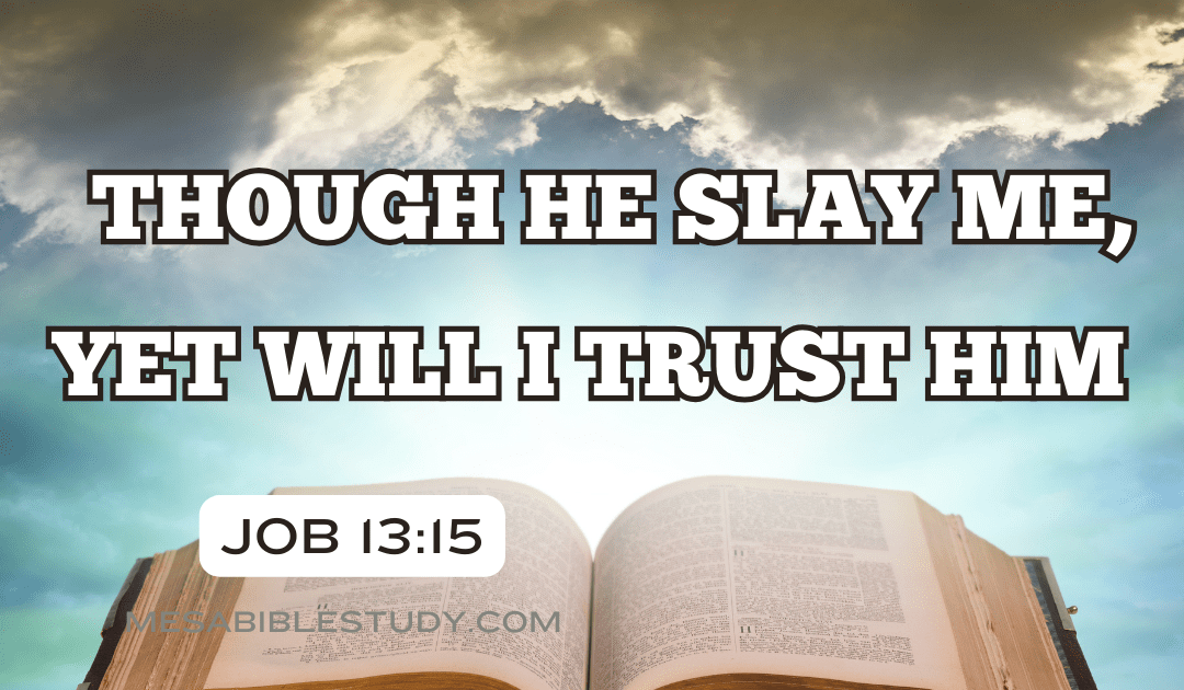 Words of Encouragement: Trusting in the Midst of Trials