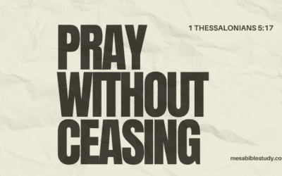 Pray Without Ceasing the Power of Daily Prayer