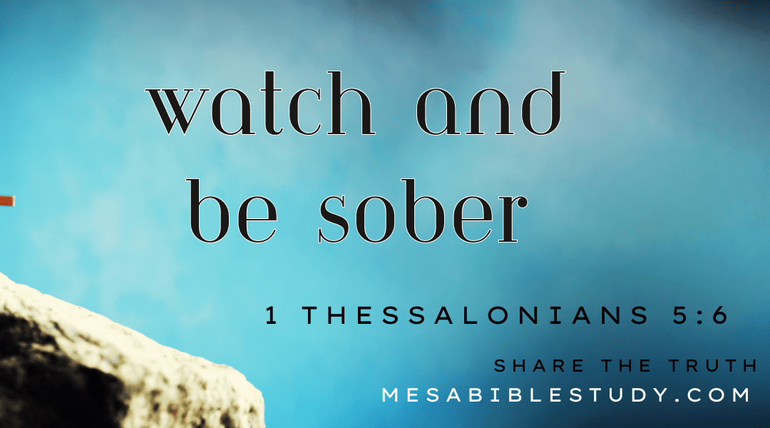 🌟 Stay Alert, Watch and Be the Light 🌟1 Thessalonians 5:6