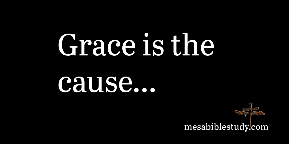 Grace is not God's response to our faith. Rather, faith is our response to God’s grace.