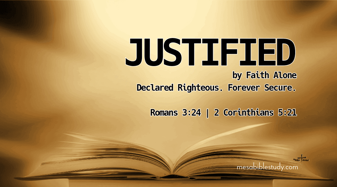 The Doctrine of Justification: Declared Righteous by Faith
