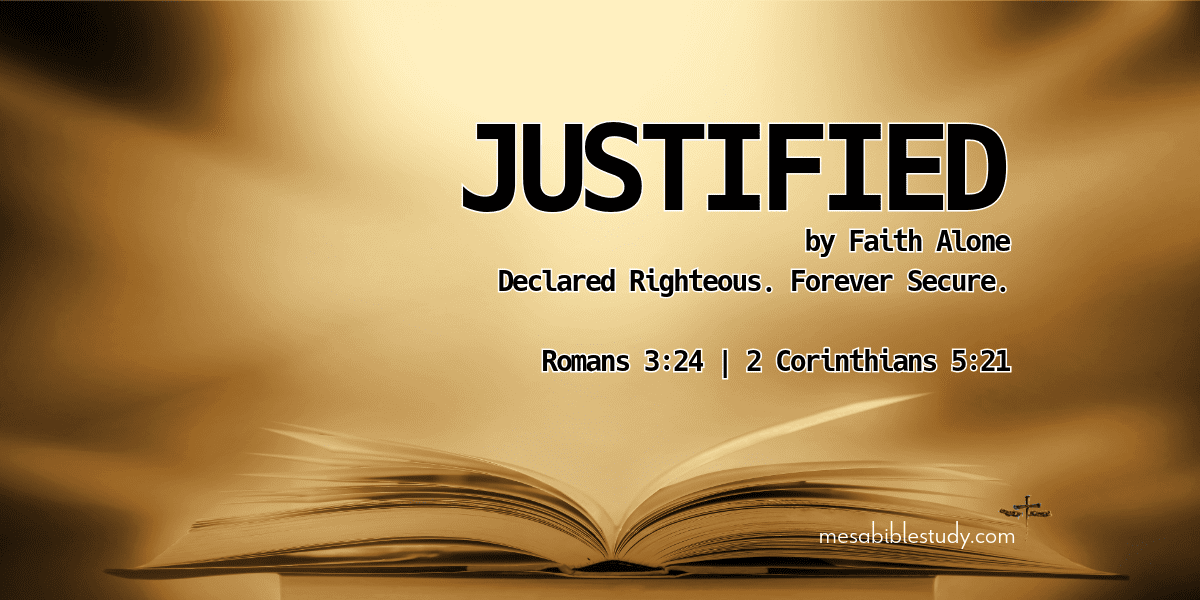 Explanation of the doctrine of Justification