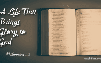 ✍️Philippians 1:11 — A Life That Brings Glory to God