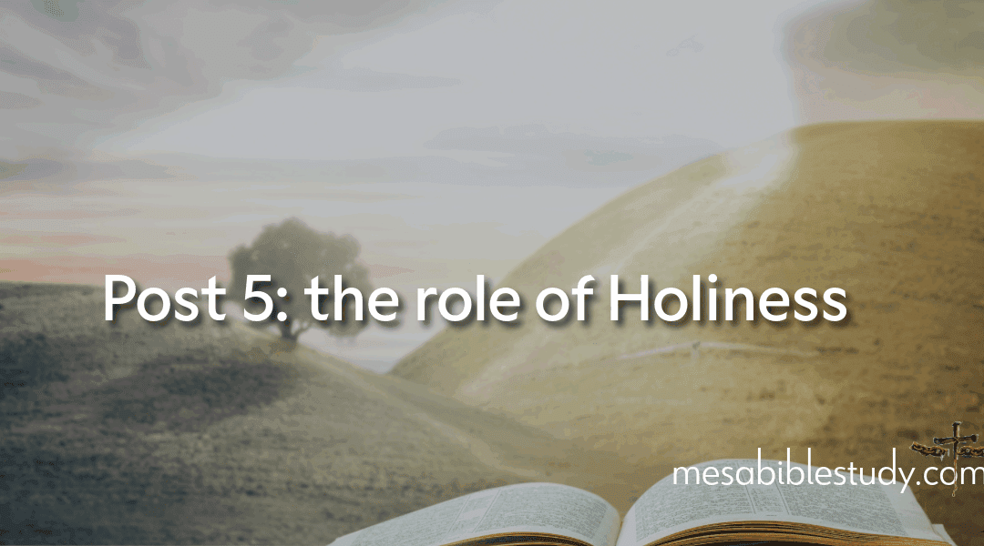 📖 Post 5: The Role of Holiness (and What It Isn’t)