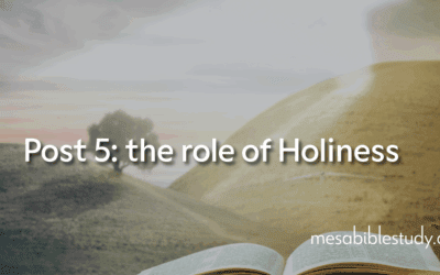 📖 Post 5: The Role of Holiness (and What It Isn’t)