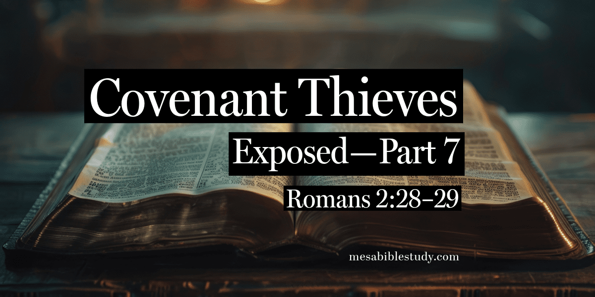 Covenant thieves exposed part 7 Bible in the background