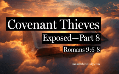 Covenant Thieves Exposed — Part 8: Romans 9:6–8