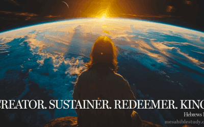 The One Who Upholds All Things by His Word—Jesus