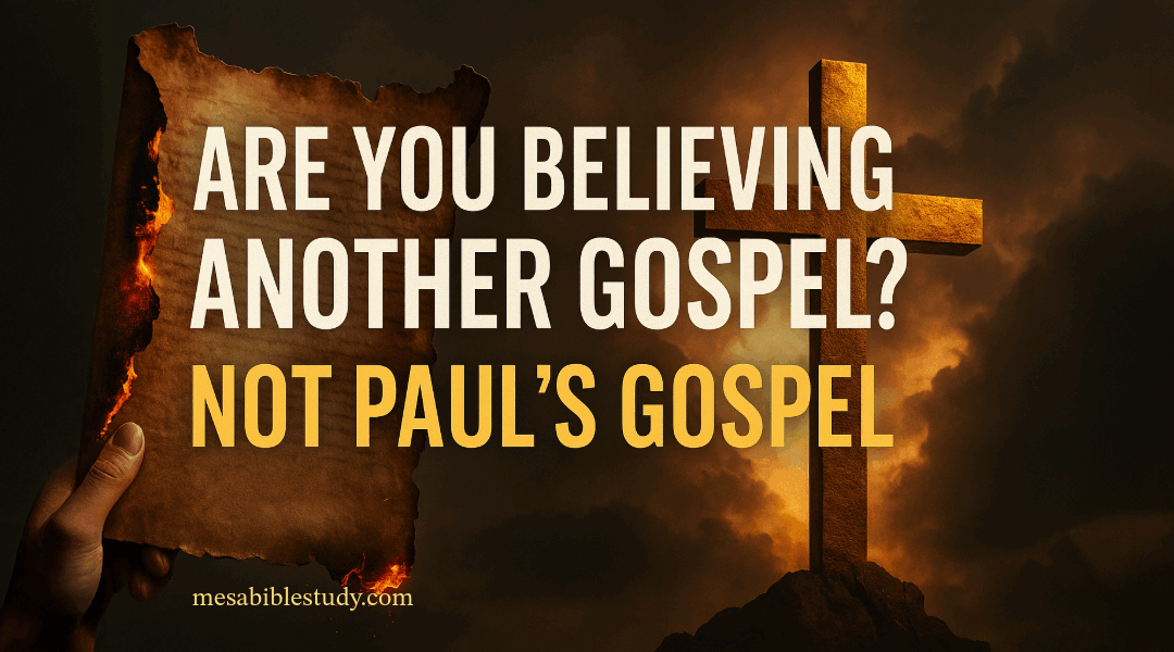 Are You Believing Another Gospel? Not Paul’s Gospel