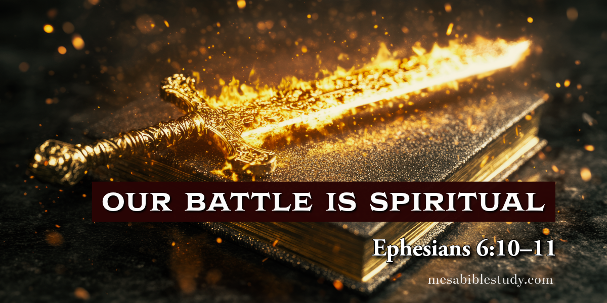 a spiritual battle