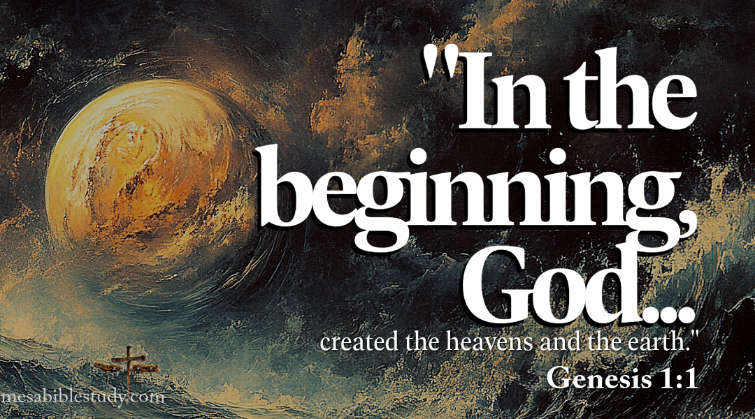 Genesis 1:1 — In the Beginning, God the Son Created All Things with His Word