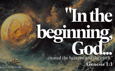 Genesis 1:1 — In the Beginning, God the Son Created All Things with His Word