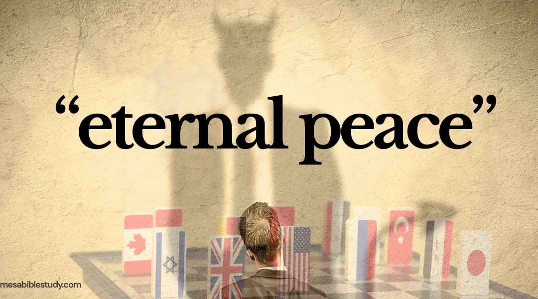 Eternal Peace in God’s Land Belongs to Him—Not Man