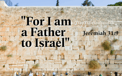 Israel’s Restoration—God the Father of Israel — Jeremiah 31:9