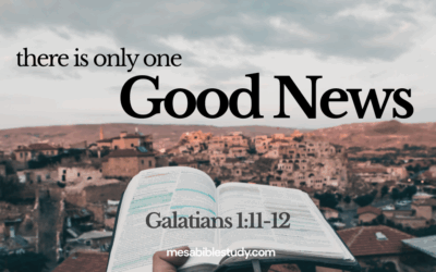 Galatians 1:11–12 — Paul’s Gospel, Not Man’s