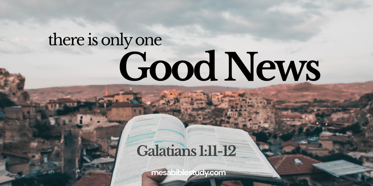 Open Bible on Galatians 1:11–12