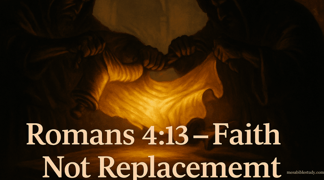 Romans 4:13 – Faith Through Abraham, Not Replacement of Israel