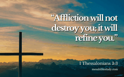 Devotional: Appointed for Affliction, Secured in Christ