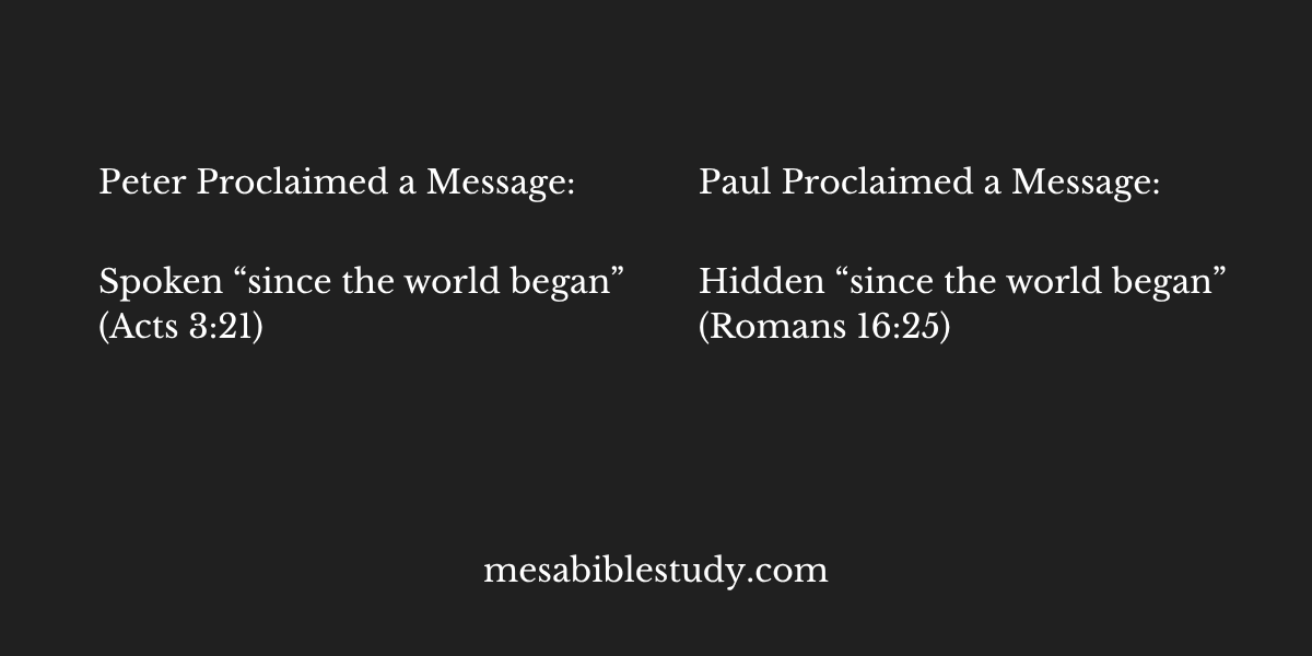 The Crystal-Clear Distinction Between Prophecy and Mystery