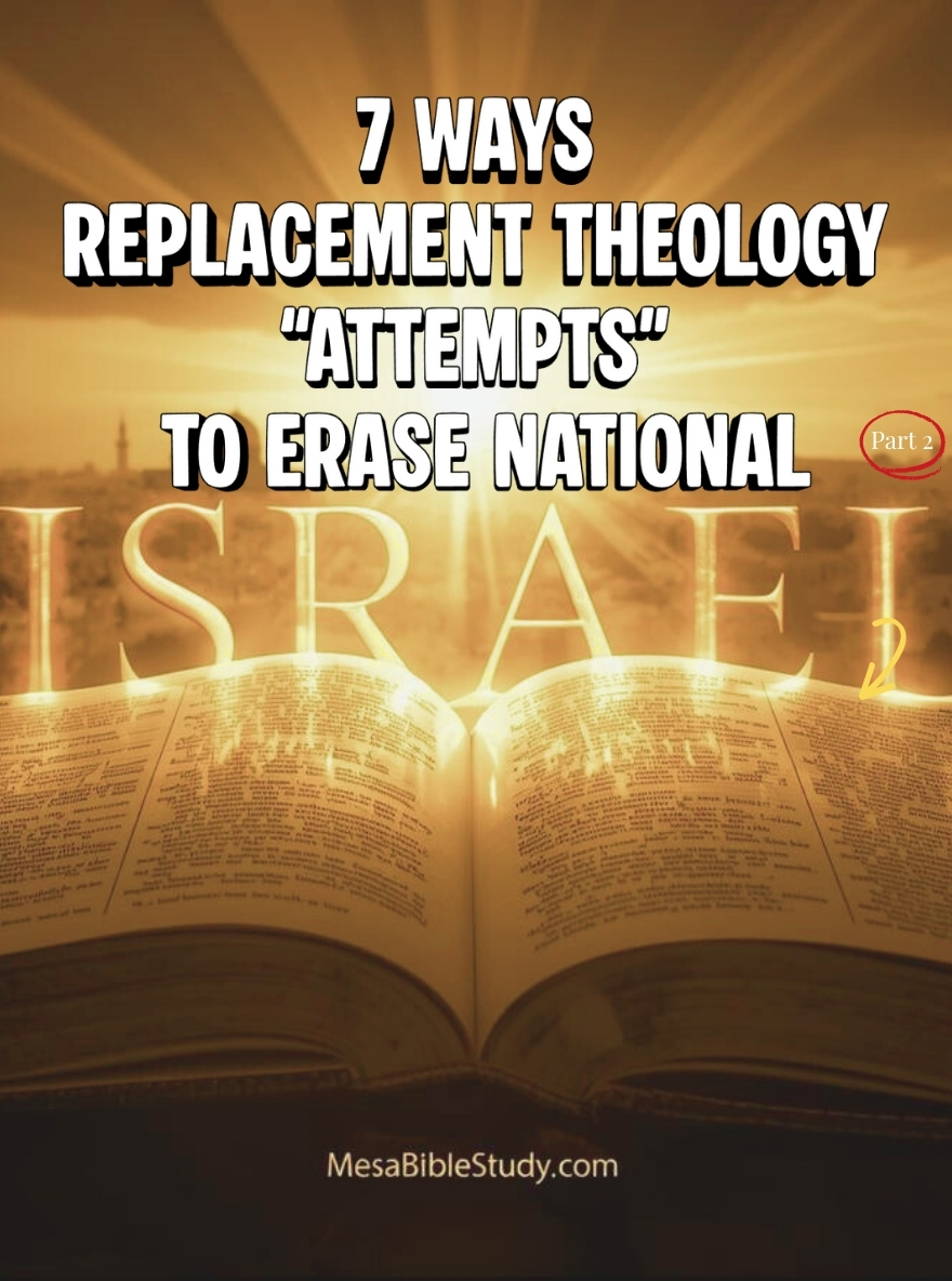 7 Ways Replacement Theology “attempts” to Erase National Israel