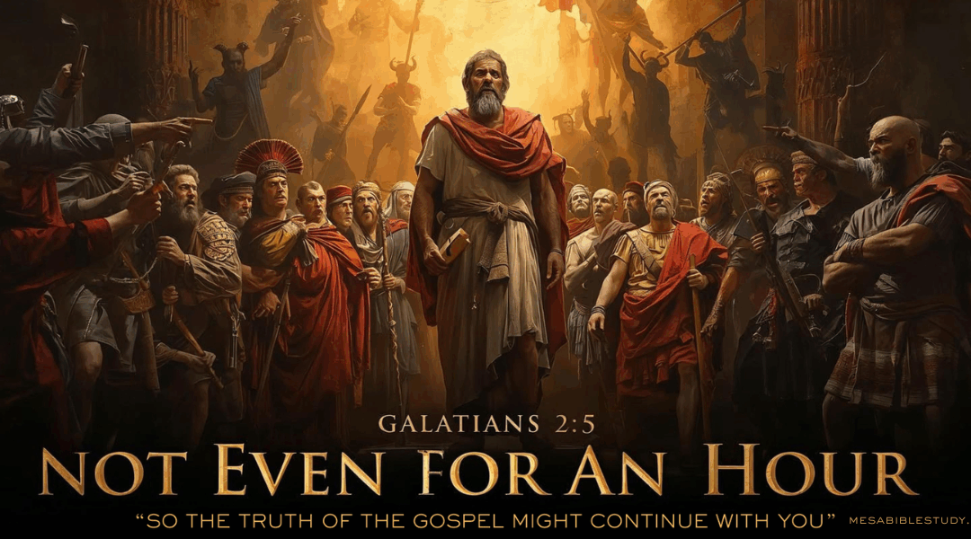 Not Even for an Hour – Why Paul’s Gospel Stands Today (Galatians 2:5)
