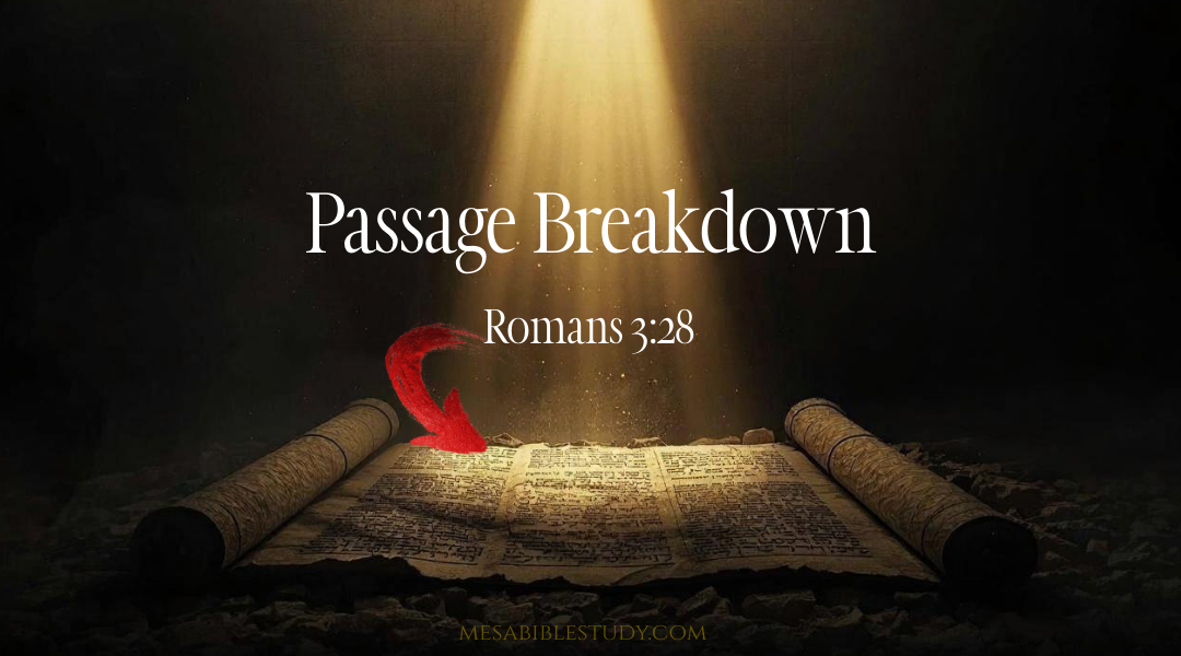 Romans 3:28 Explained — Justified by Faith Alone