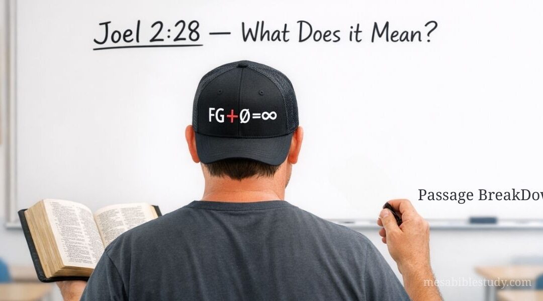Joel 2:28 — What Does It Mean? | Passage Breakdown