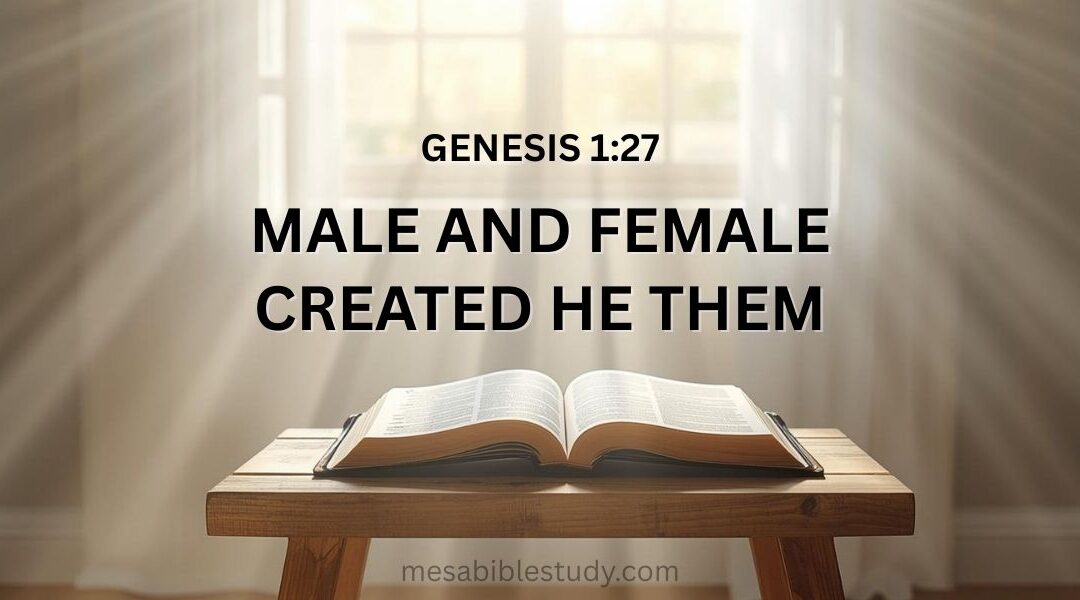 Genesis 1:27 — God Created Male and Female | Truth