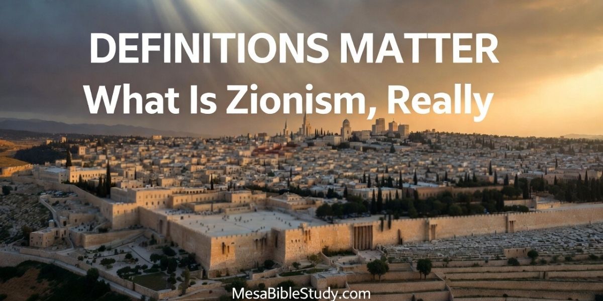 Definitions Matter: What Is Zionism, Really?