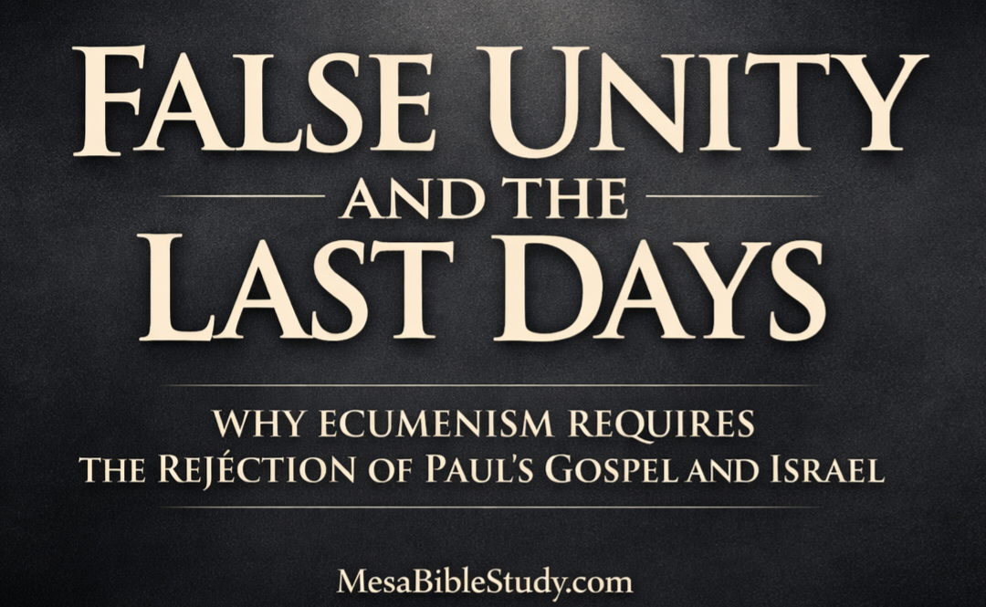 Part 2: False Unity in the Last Days ” the Ecumenical Church”