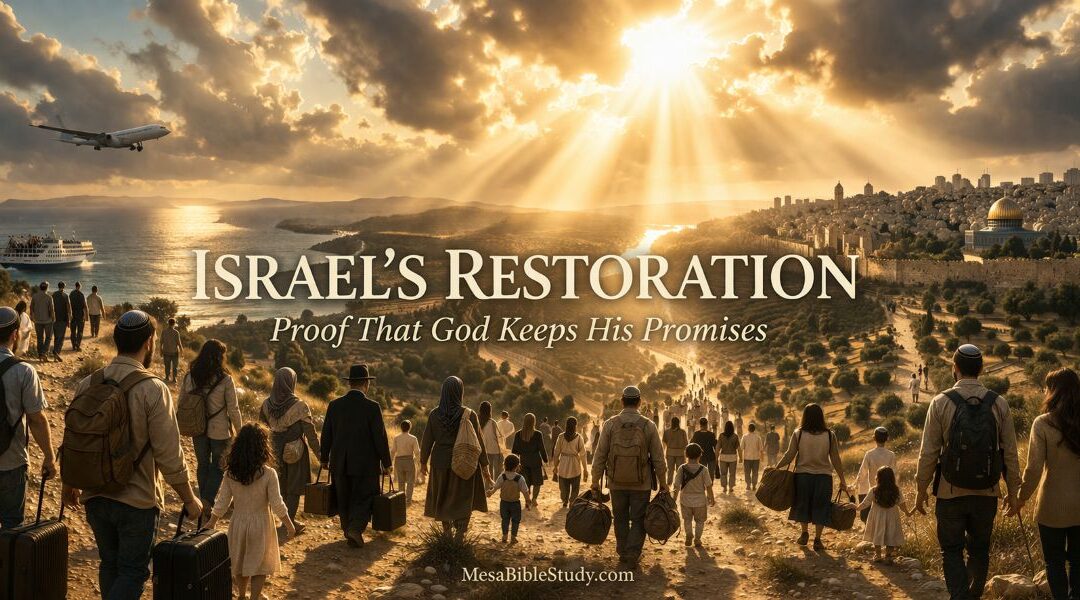 Israel is Back in the Land: Proof That God Keeps His Promises