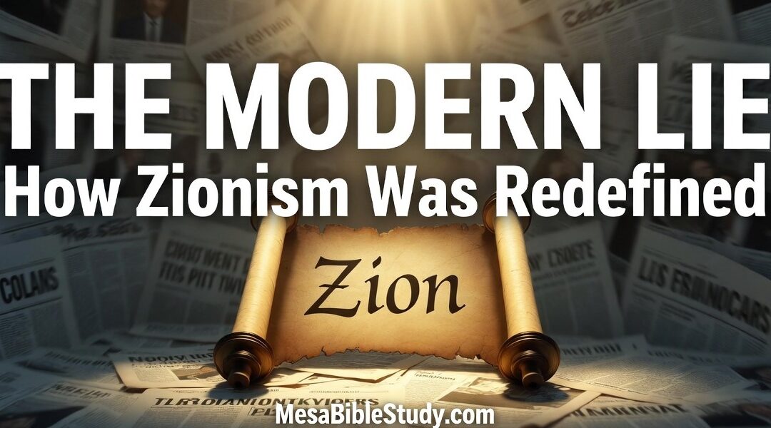 The Modern Lie: How Zionism Was Deliberately Redefined