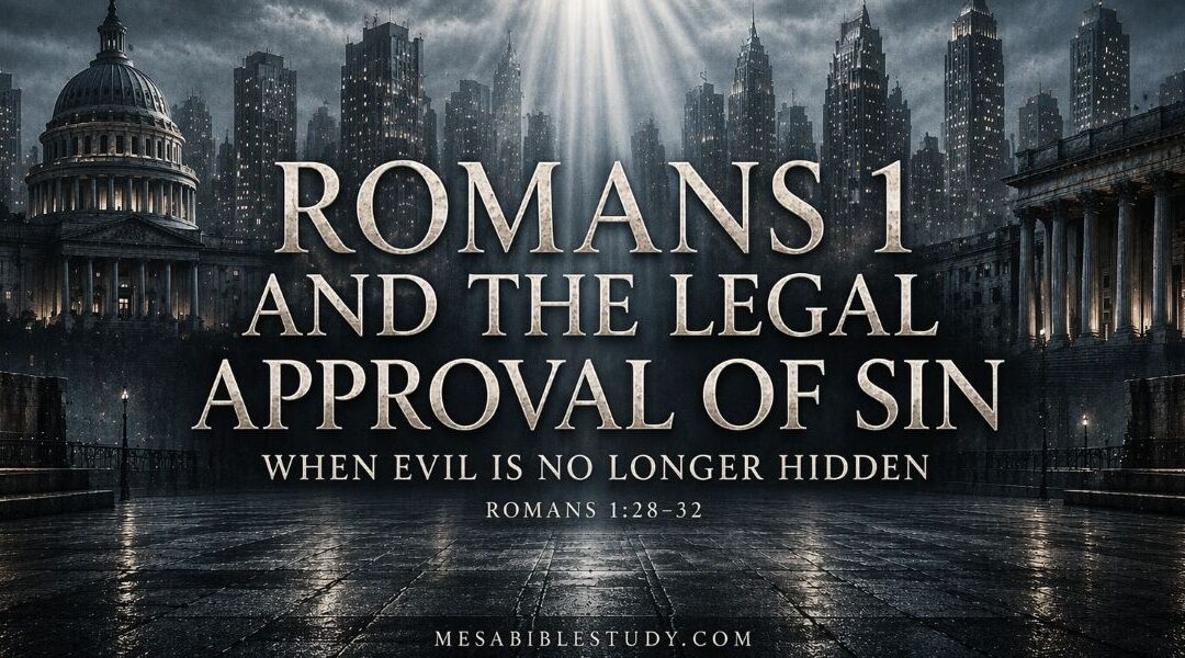 Romans 1:28–32 and the Legal Approval of Sin – Part 2