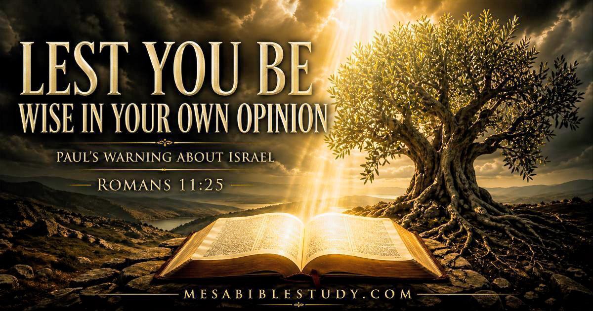 Lest You Be Wise in Your Own Opinion: Paul’s Warning Christendom Ignored