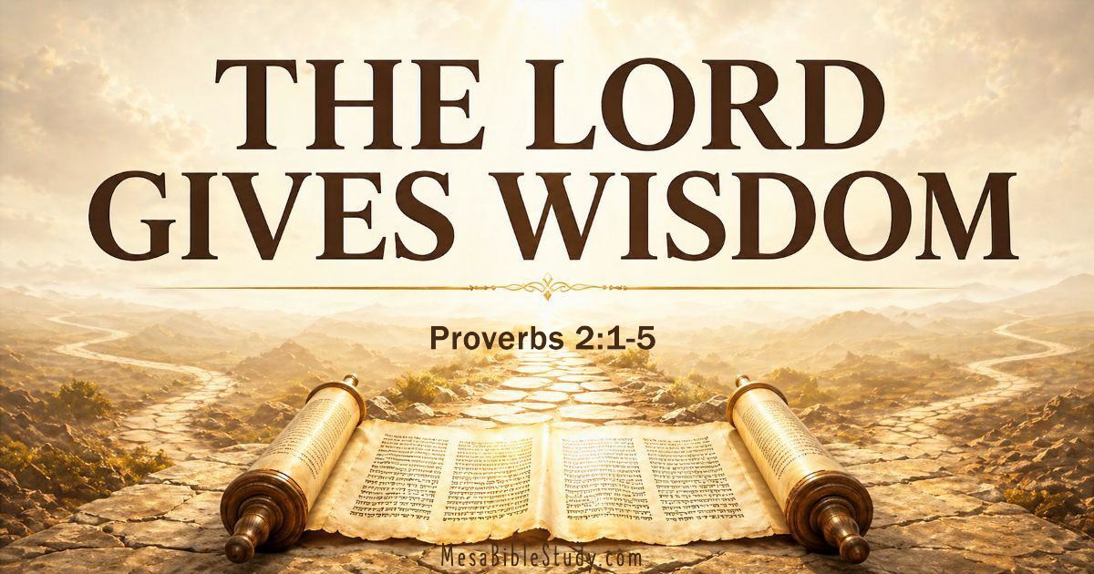 Proverbs 2:1–5 — The Pursuit of Wisdom | Passage Breakdown
