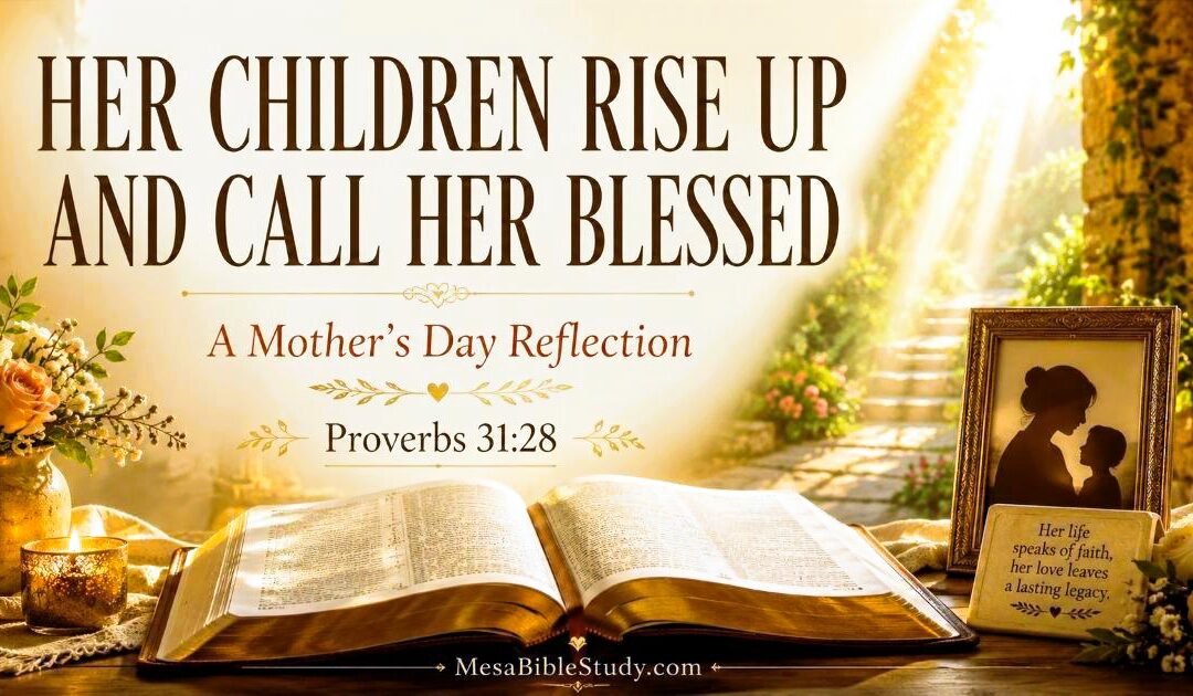 Her Children Rise Up and Call Her Blessed “Happy Mother’s Day”